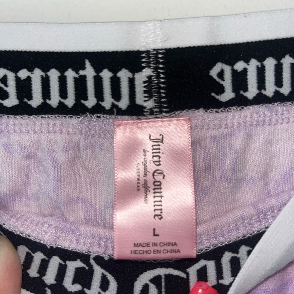 Juicy Couture Lavender Pyjama Set with Logo Waistband - Picture 6 of 7